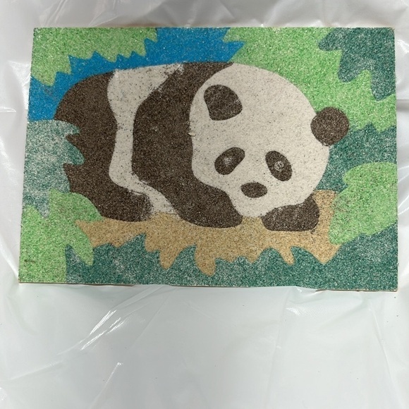 Sandart Panda Bear Vintage - Picture 1 of 9